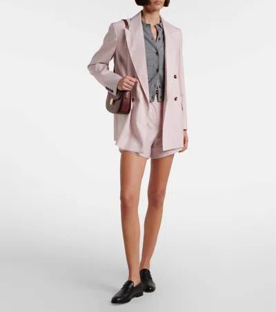 Max Mara Medeola Wool-blend Cardigan In Gray