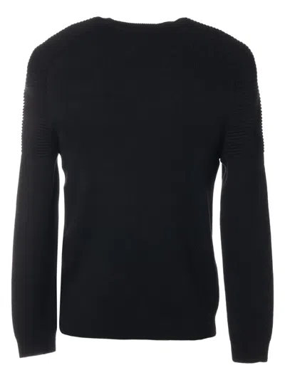 Pre-owned Fendi X Karl Lagerfeld 2018 Logo Sweater In Black