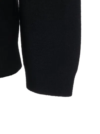 Pre-owned Fendi X Karl Lagerfeld 2018 Logo Sweater In Black