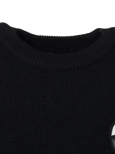Pre-owned Fendi X Karl Lagerfeld 2018 Logo Sweater In Black