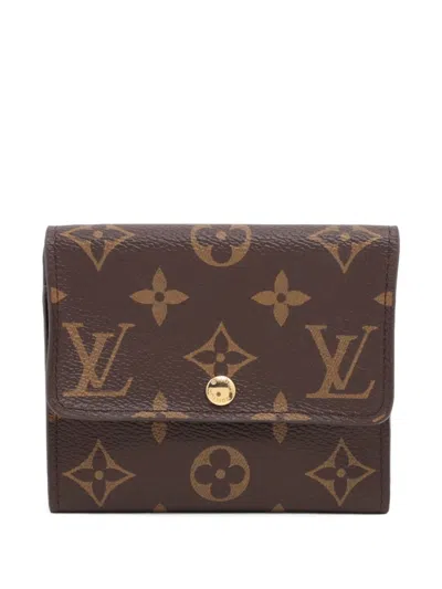 Pre-owned Louis Vuitton 2014 Anais Monogram Wallet In Brown