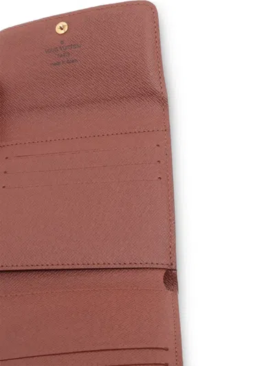 Pre-owned Louis Vuitton 2014 Anais Monogram Wallet In Brown