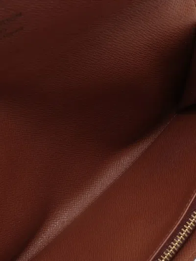 Pre-owned Louis Vuitton 1998 Sarah Monogram Wallet In Brown