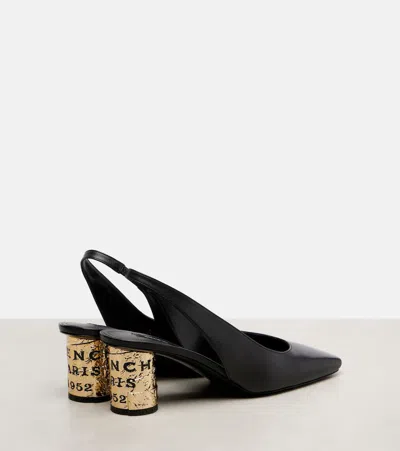 Givenchy Tape 65 Leather Slingback Pumps In Multi