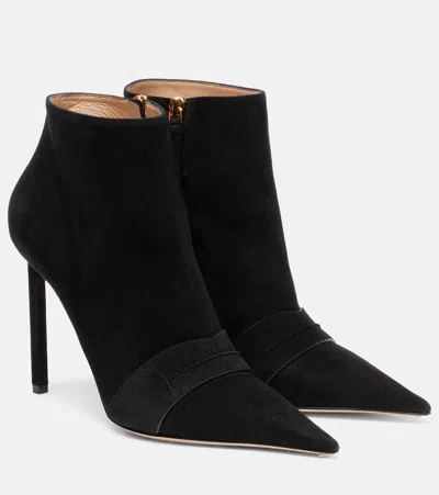 Tom Ford 105 Suede Ankle Boots In Multi