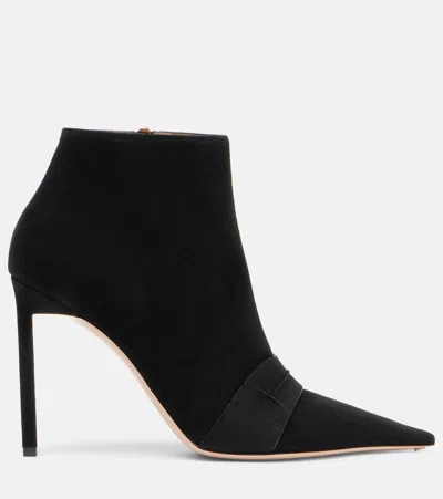 Tom Ford 105 Suede Ankle Boots In Multi