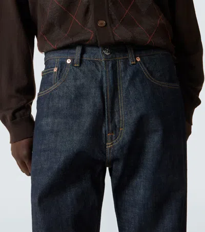 Our Legacy Third Cut Straight Jeans In Blue