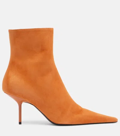 Victoria Beckham Sloan Suede Ankle Boots In Multi