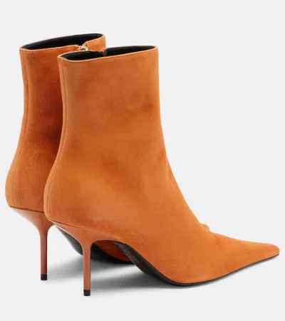 Victoria Beckham Sloan Suede Ankle Boots In Multi