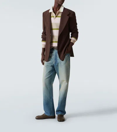 Arch4 Striped Cashmere Polo Sweater In Multi