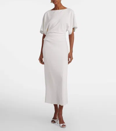 Aquazzura Tati 85 Satin Slingback Sandals In Animal Print