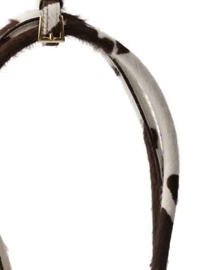 Prada Bonnie Medium Printed Leather Handbag In Multi