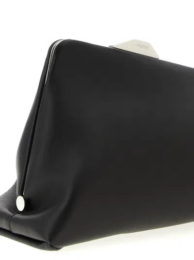 Attico Day Off Shoulder Bag Adjustable Strap Hardware In Black