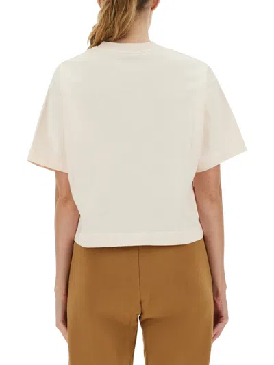 Autry T-shirt With Matching Logo In Neutral