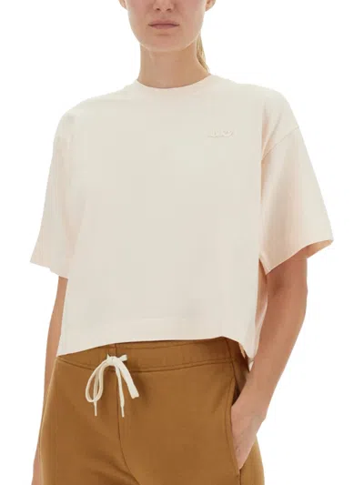 Autry T-shirt With Matching Logo In Neutral