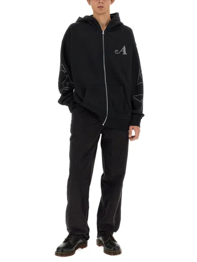 Awake Ny Cotton Jeans In Black