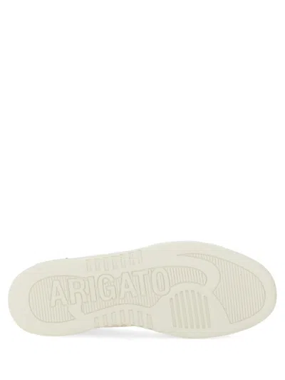 Axel Arigato 'dice Lo' Black And Beige Two-tone Sneakers In Calf Leather Man In White