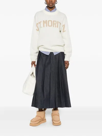 Mc2 Saint Barth X St. Moritz Danya Sweater In Neutral