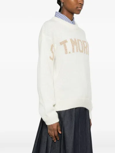 Mc2 Saint Barth X St. Moritz Danya Sweater In Neutral