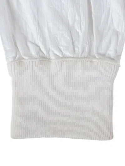 Pre-owned Gucci 1990-2010s Zip-up Bomber Jacket In White