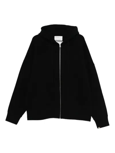Extreme Cashmere Nº460 Donnie Zip-up Hoodie In Black