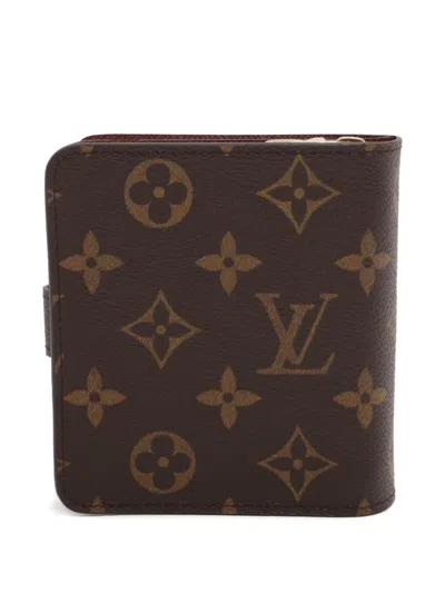 Pre-owned Louis Vuitton 2006 Monogram Compact Wallet In Brown