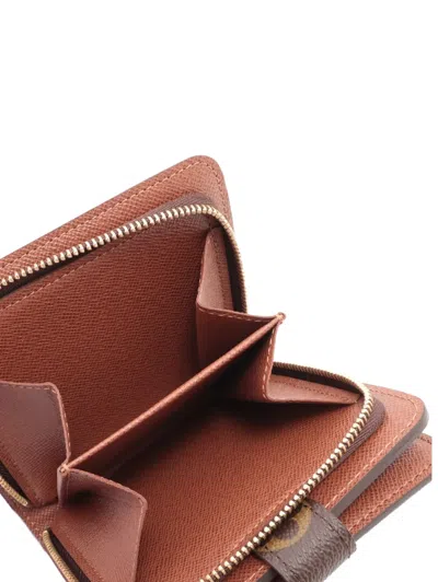 Pre-owned Louis Vuitton 2006 Monogram Compact Wallet In Brown