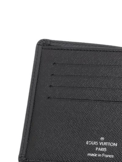 Pre-owned Louis Vuitton 2012 Leather Wallet In Black