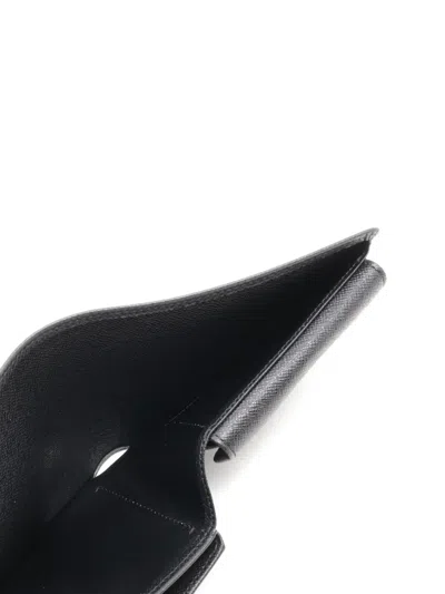 Pre-owned Louis Vuitton 2012 Leather Wallet In Black