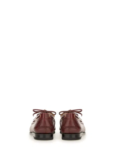 Bally Moccasin Plume In Animal Print