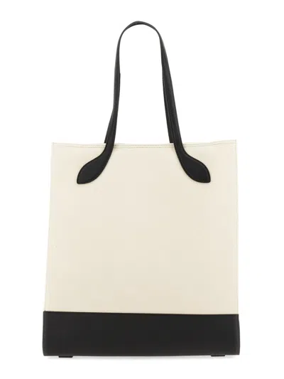 Bally Tote Bag Bar Keep On In Neutral