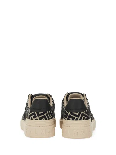 Balmain B Court Monogram Jacquard Low-top Sneaker