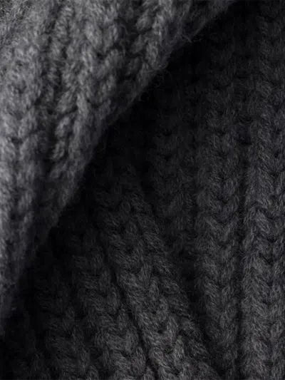 Prada Wool Scarf In Black