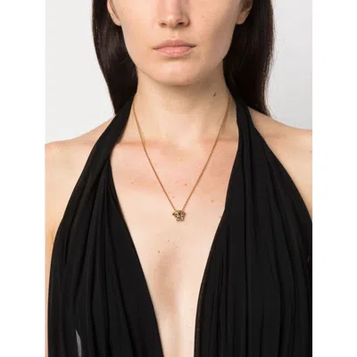 Versace La Medusa Necklace In Gold