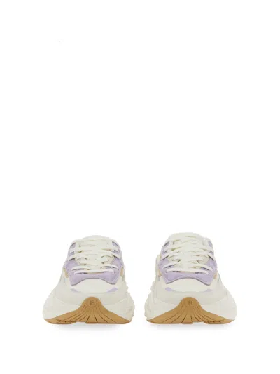 Balmain Run-row Faux Leather Sneakers