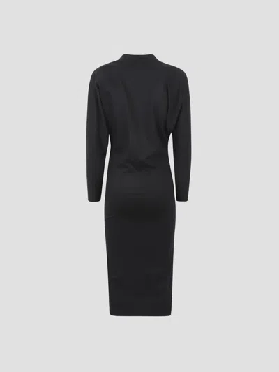 Lamia Lagha Pina Dress In Black