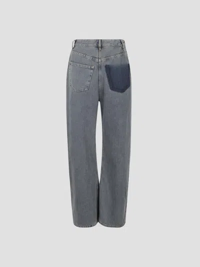 Mm6 Maison Margiela Pants 5 Pockets In Blue
