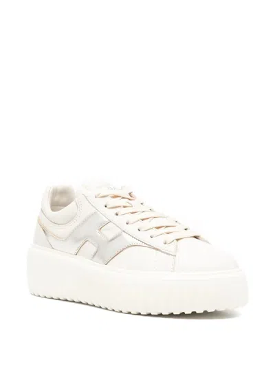 Hogan H-stripe Platform Sneakers In Multi