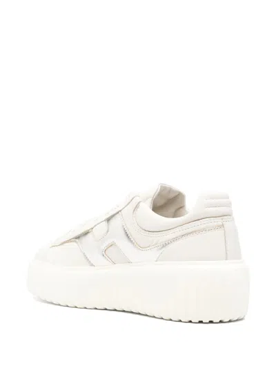 Hogan H-stripe Platform Sneakers In Multi