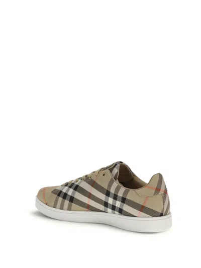 Burberry Multicolor Polyamide Low Top Sneakers In Multi