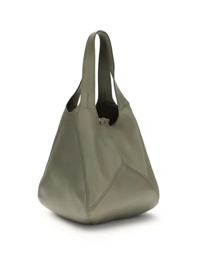 Chloé Green Calf Leather Bos Taurus Shoulder Bag In Green