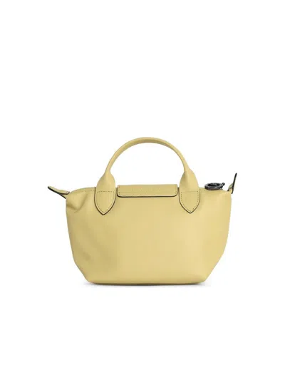 Longchamp Pistachio Leather Bag With 'xs Le Pliage Xtra' Handle In Green