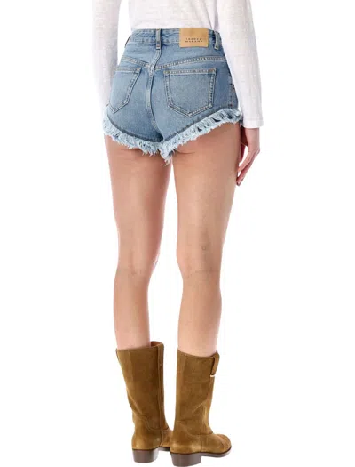 Isabel Marant Étoile Eneidala Denim Short In Blue