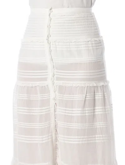 Isabel Marant Étoile Pauline Long Skirt In Neutral