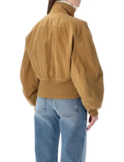 Isabel Marant Étoile Oana Bomber In Animal Print