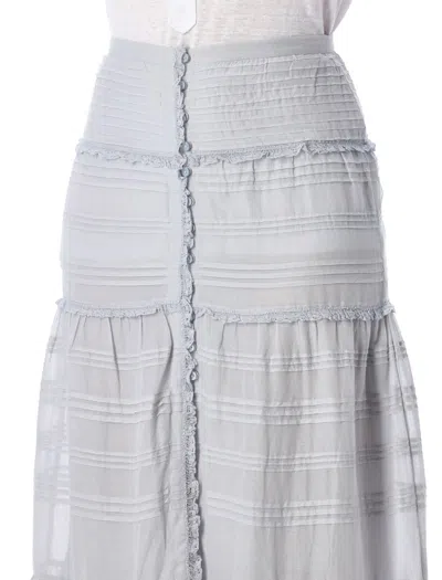 Isabel Marant Étoile Pauline Long Skirt In Blue