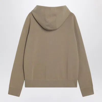 Burberry Beige Zip Sweatshirt In Blend In Brown