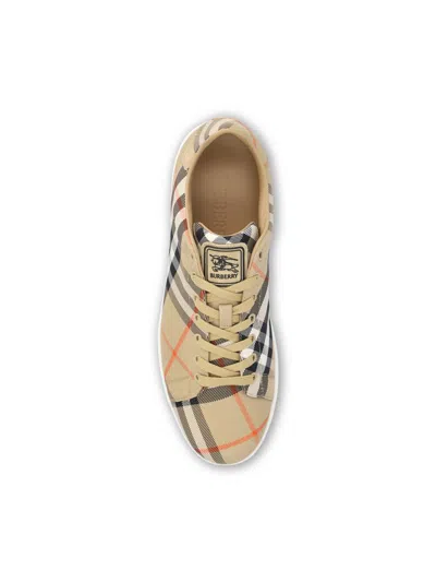 Burberry Multicolor Polyamide Low Top Sneakers In Multi