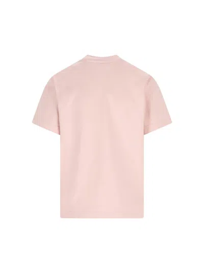 Burberry T-shirt And Polo Shirt In Pink
