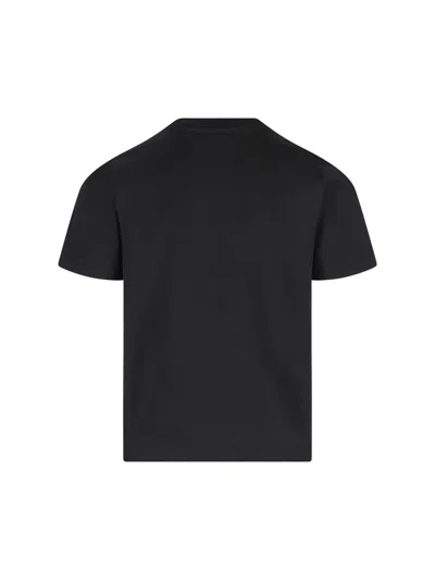 Burberry T-shirt And Polo Shirt In Black